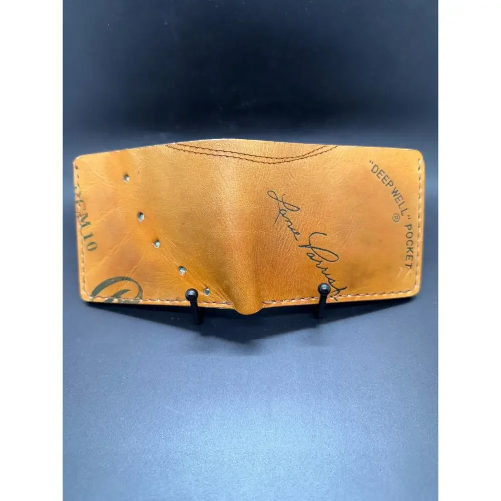 Handmade Baseball Glove Leather Wallet – Minimalist & Versatile